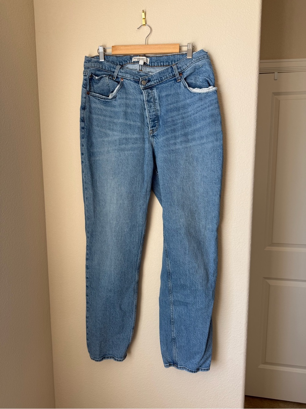 Abercrombie & Fitch The Dad High Rise Curve Love Size 32 | 14L